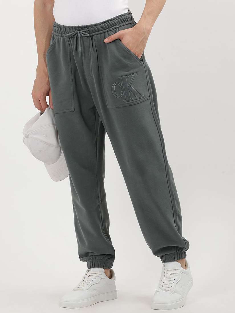 Jogger Pants Grey Ck Joggers Buy Calvin Klein Men Cotton Relaxed