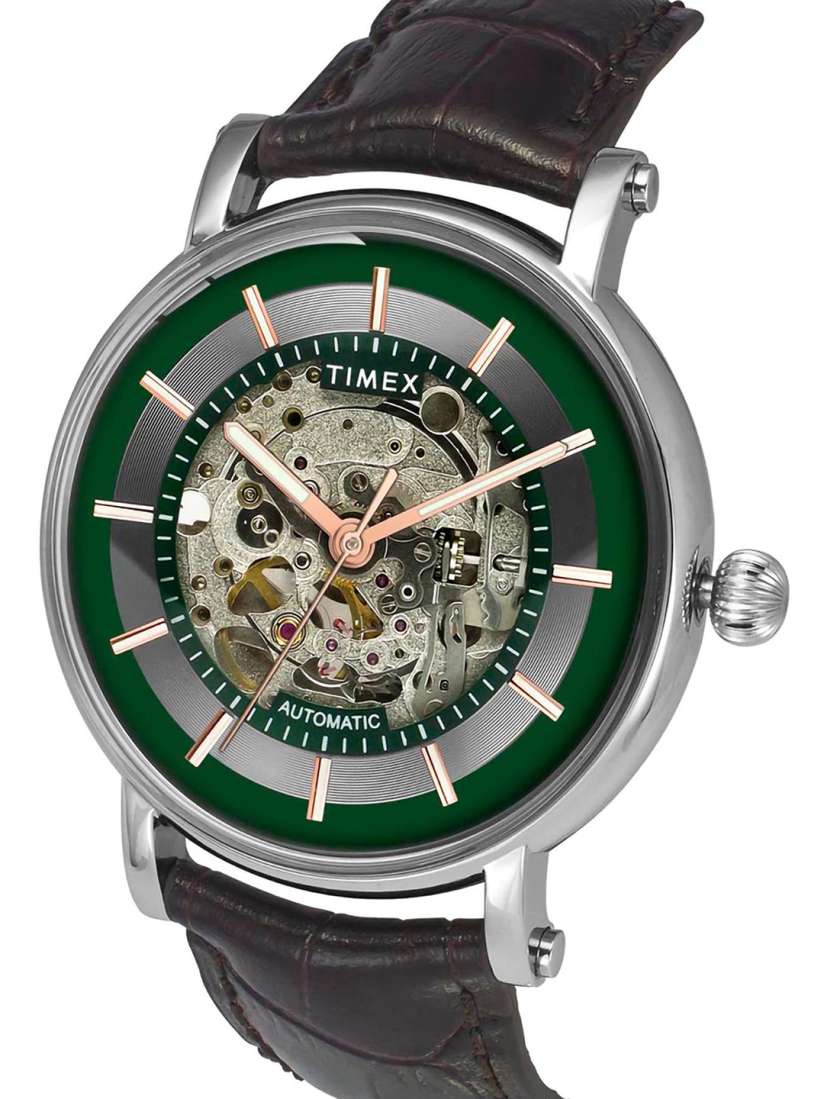 Buy Timex Men Skeleton Dial Leather Straps Analogue Watch TWEG16718 JIT Watches for Men 29966883 Myntra