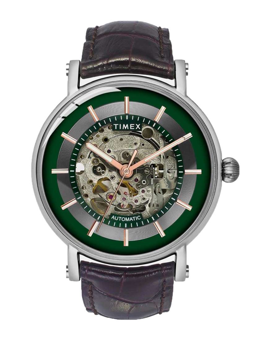 Buy Timex Men Skeleton Dial Leather Straps Analogue Watch TWEG16718 JIT Watches for Men 29966883 Myntra