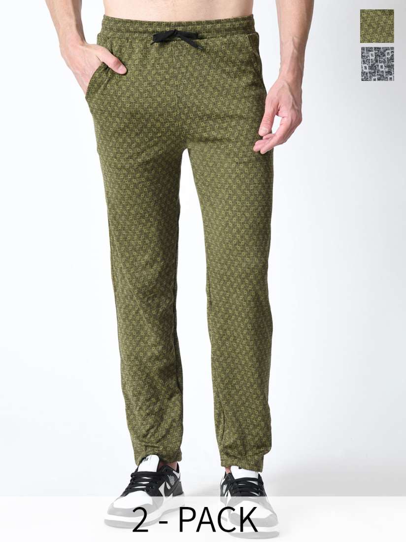 Buy BAESD Men Set of 2 Check Printed Lower Track Pants Track Pants for Men 29971012 Myntra