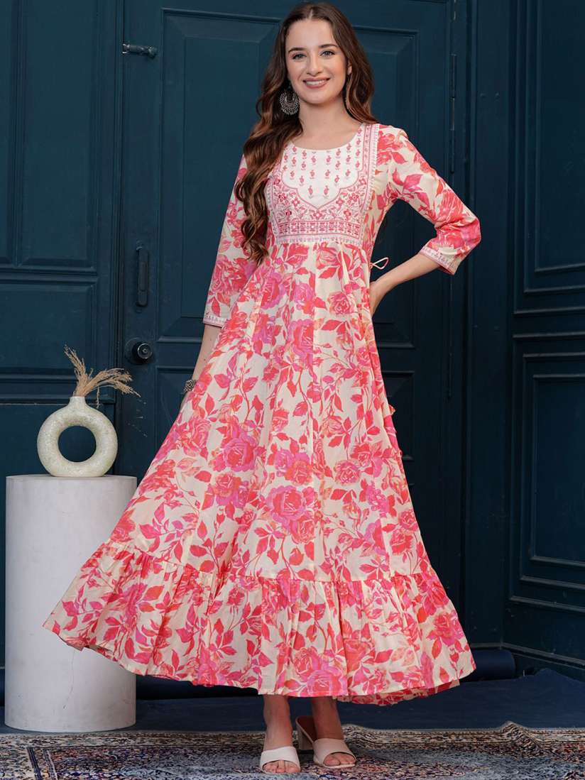 Myntra anarkali cotton shop