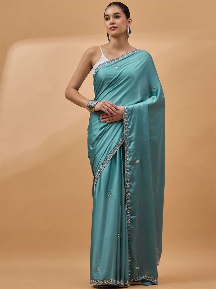 Buy all about you Floral Satin Saree Sarees for Women 29973859 Myntra