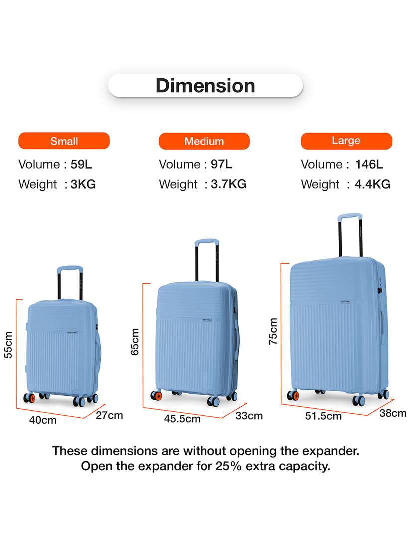 Size Chart Largest Suitcase Allowed By Airlines Weight Limit Tsa