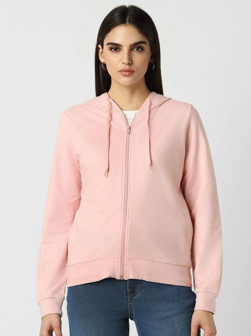 Buy Van Heusen Woman Women Solid Hooded Neck Sweatshirt Sweatshirts for Women 29987628 Myntra