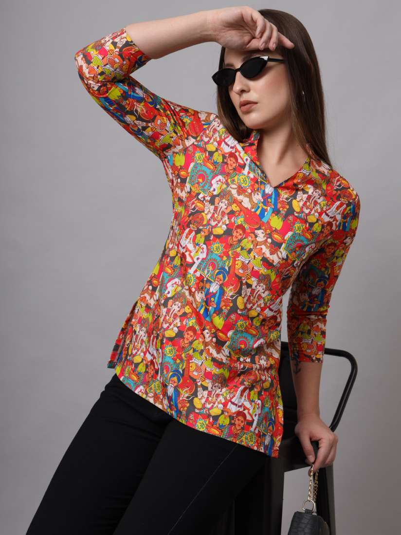 Buy CHARMGAL Women Ethnic Motifs Printed Kurti Kurtis for Women 29989410 Myntra