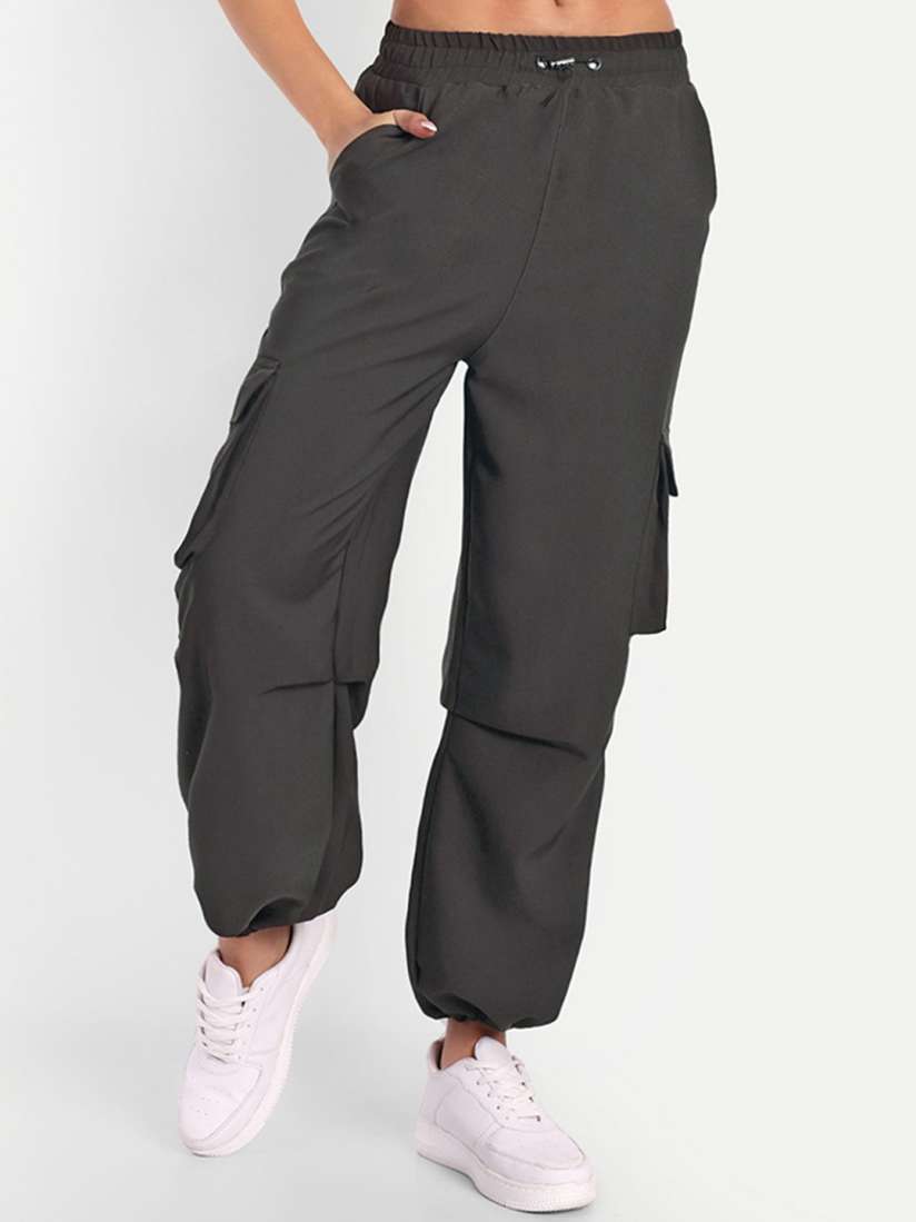 Buy Next One Women Baggy Fit Cargo Joggers Track Pants Track Pants for Women 29989696 Myntra