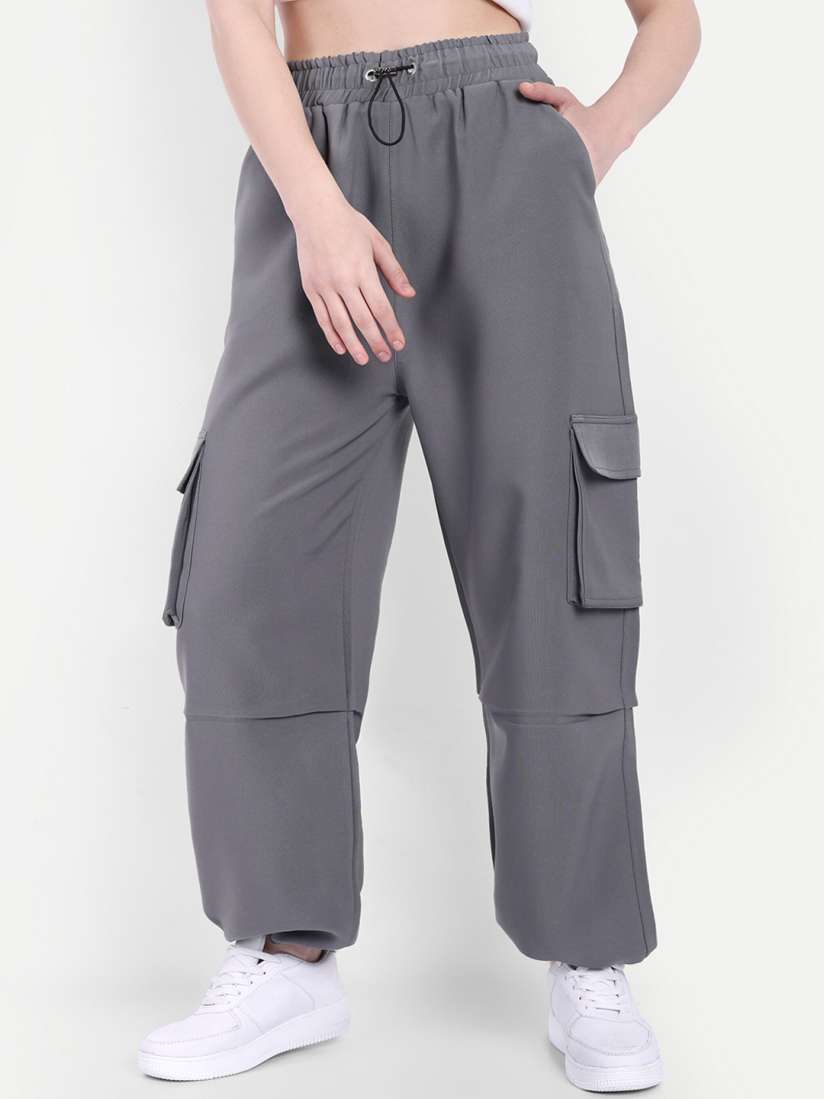 Buy Next One Women Regular Fit Cargo Joggers Track Pants for Women 29989716 Myntra