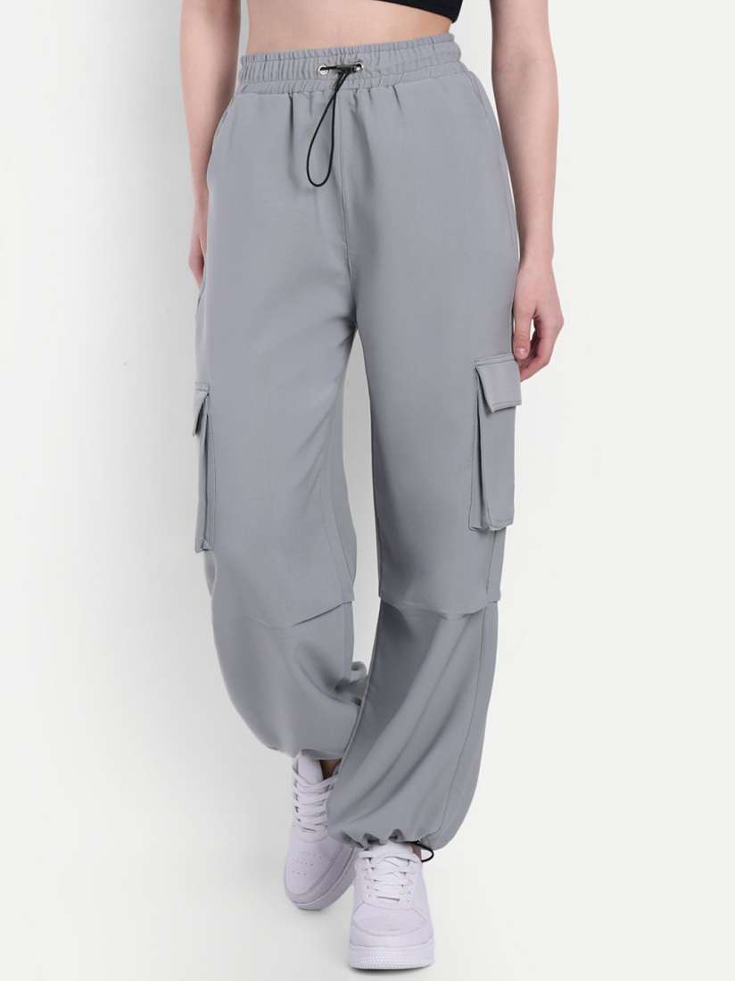 Buy BROADSTAR Women Baggy Fit Cargo Joggers Track Pants for Women 29989804 Myntra