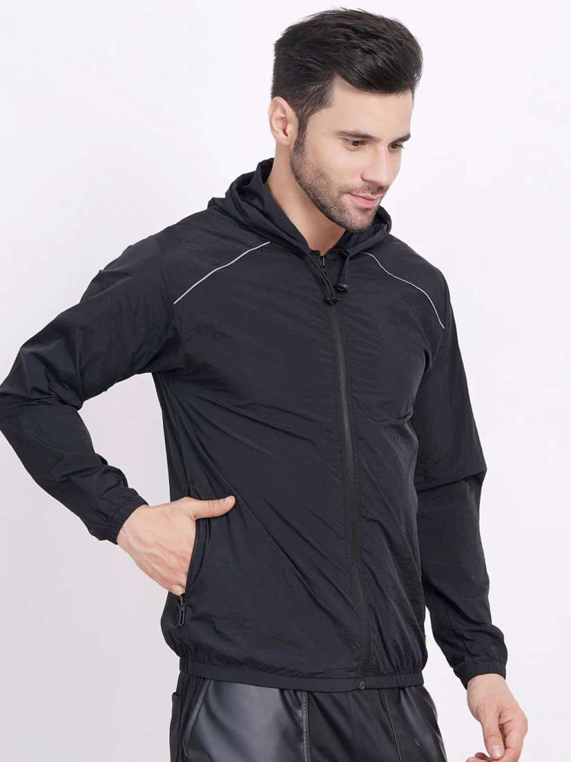 Buy Raxedo Men Solid Dry Fit Windcheater Hooded Jacket Jackets for Men 29993087 Myntra