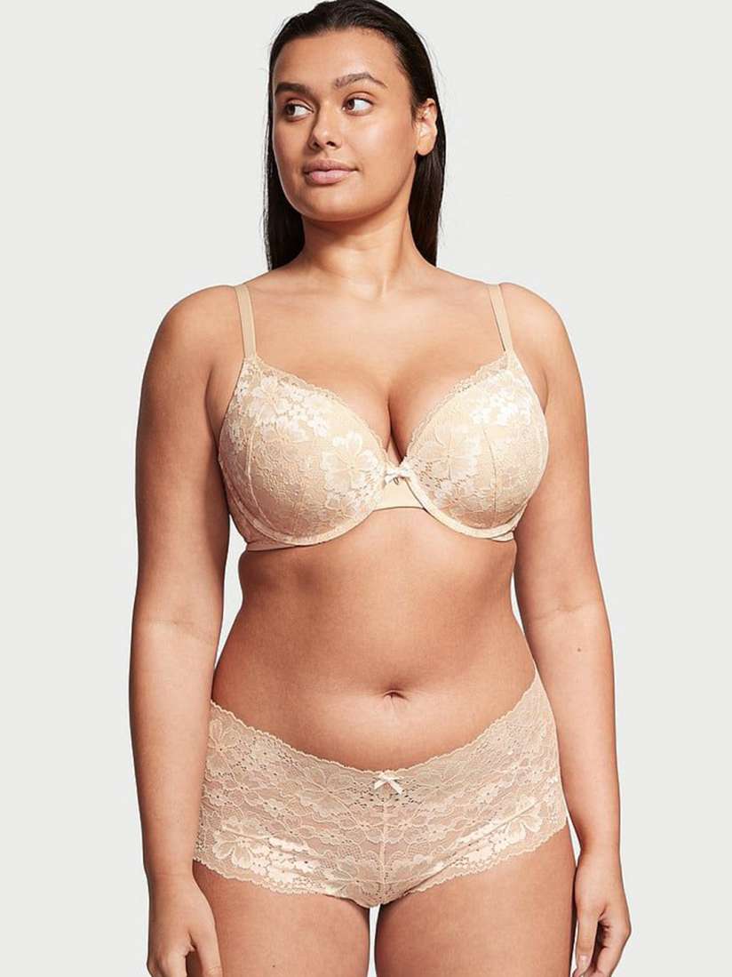 Buy Victoria s Secret Lace Low Rise Boy Shorts Brief 111792424YLO Briefs for Women 29998723 Myntra
