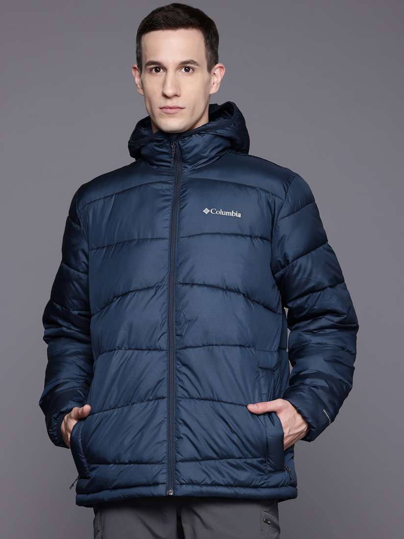 Buy Columbia Men Fivemile Butte II Hooded Lightweight Outdoor Puffer Jacket Jackets for Men 30000771 Myntra