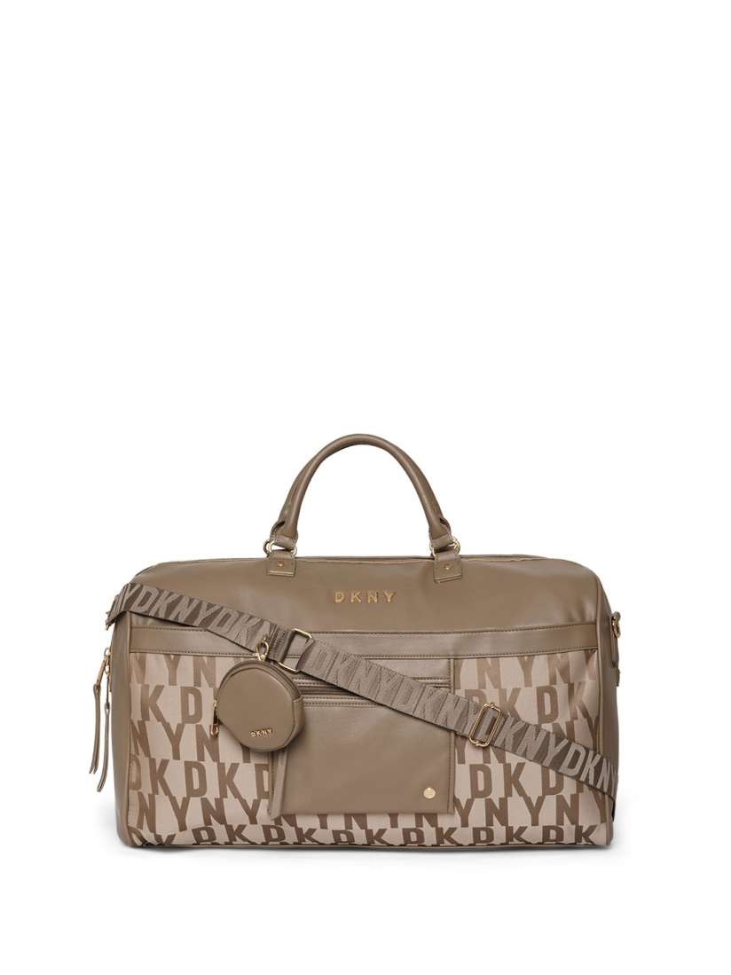 Buy DKNY Iconic Range Taupe Soft One Size Duffle Bag Duffel Bag for Women 30000839 Myntra
