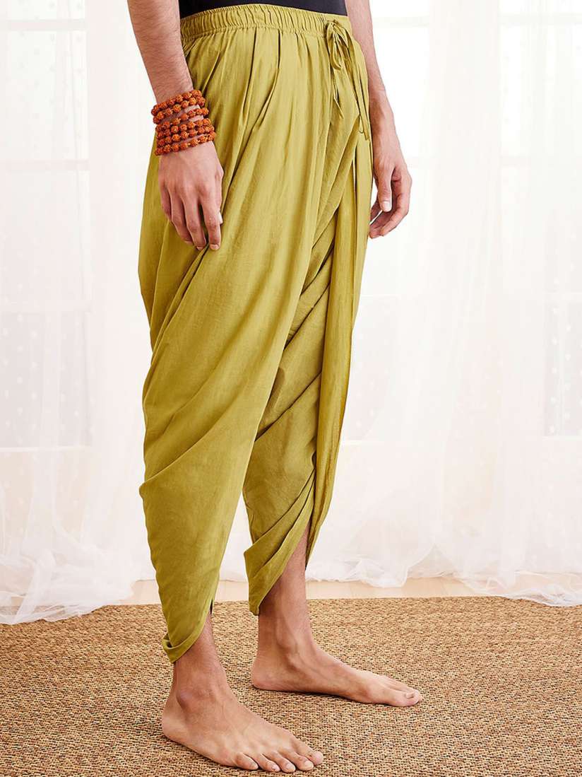 Buy VASTRAMAY Men Cotton Yoga Dhoti Pant Dhotis for Men 30001286 Myntra