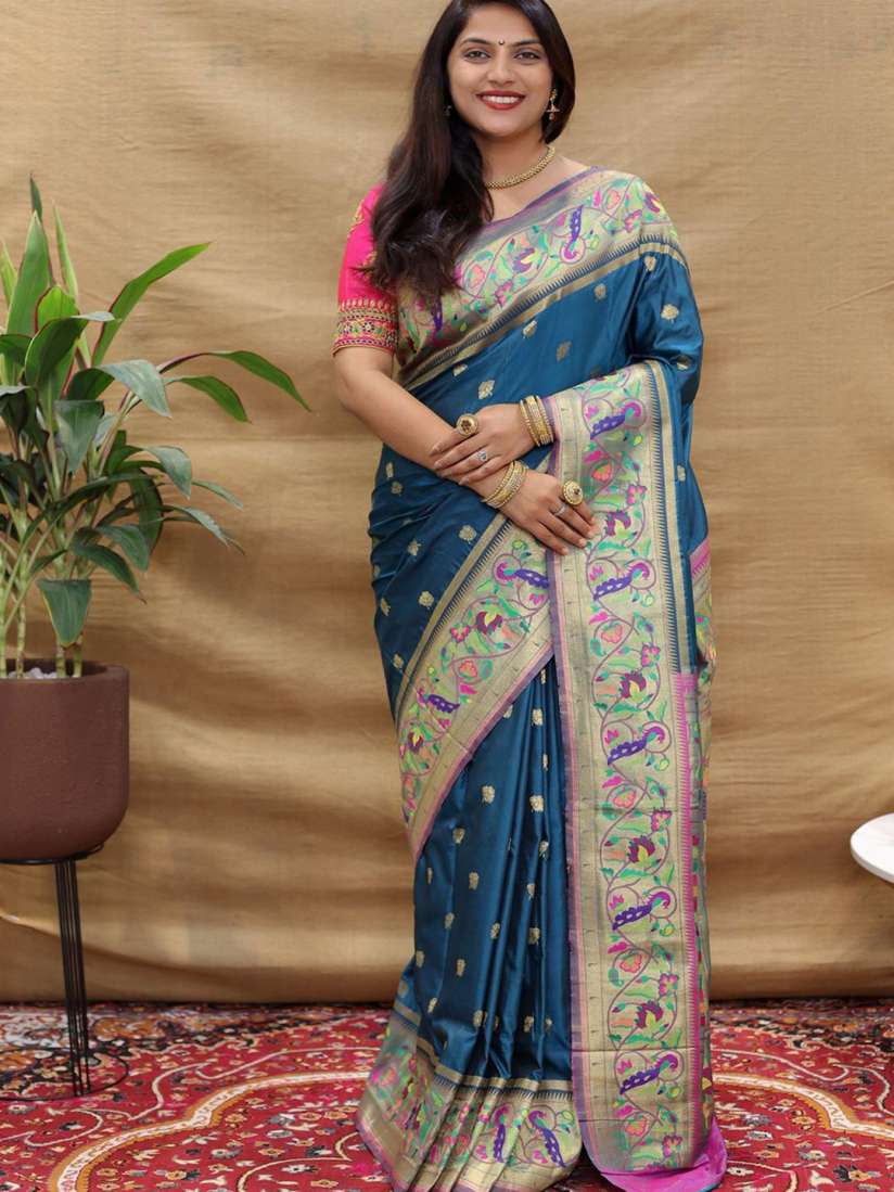 Kanjivaram silk saree myntra store