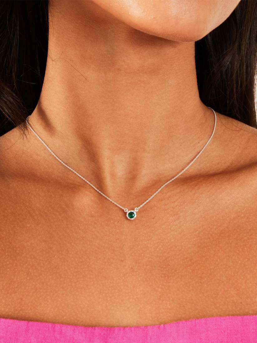 Stone pendant necklace shop