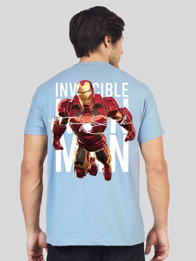Buy Greylongg Men Iron man Graphic Printed Round Neck T shirt Tshirts for Men 30007031 Myntra