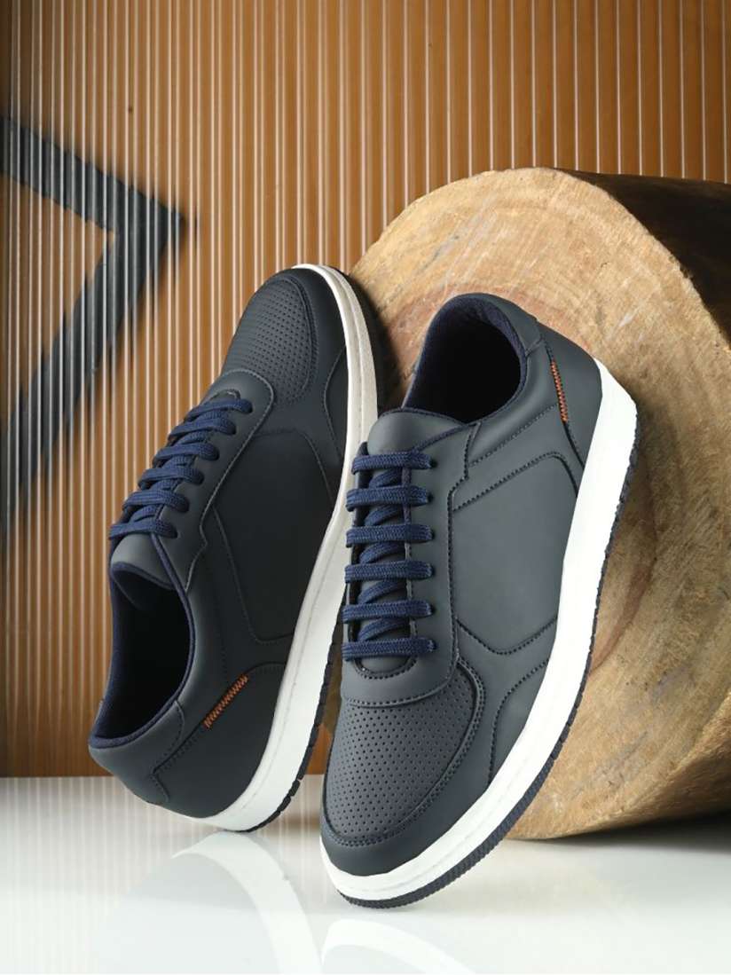 Buy The Roadster Lifestyle Co. Men Navy Blue Round Toe Sneakers Casual Shoes for Men 30010259 Myntra