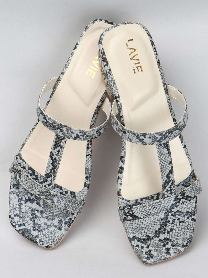 Buy Lavie Printed Open Toe Block Heels Heels for Women 30011437 Myntra