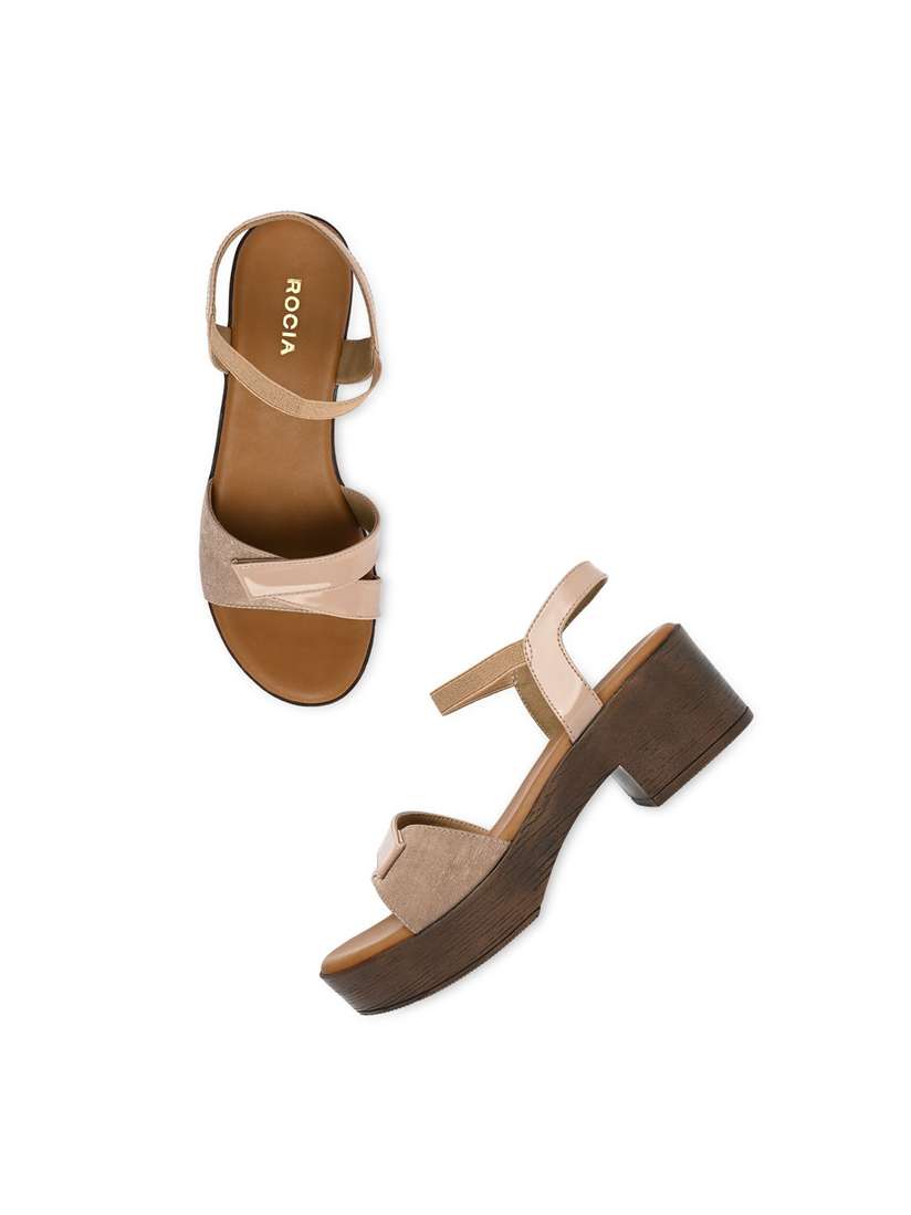 Shoe Women's Platform Weaving Peep Toe Buckle Sandals Rocia