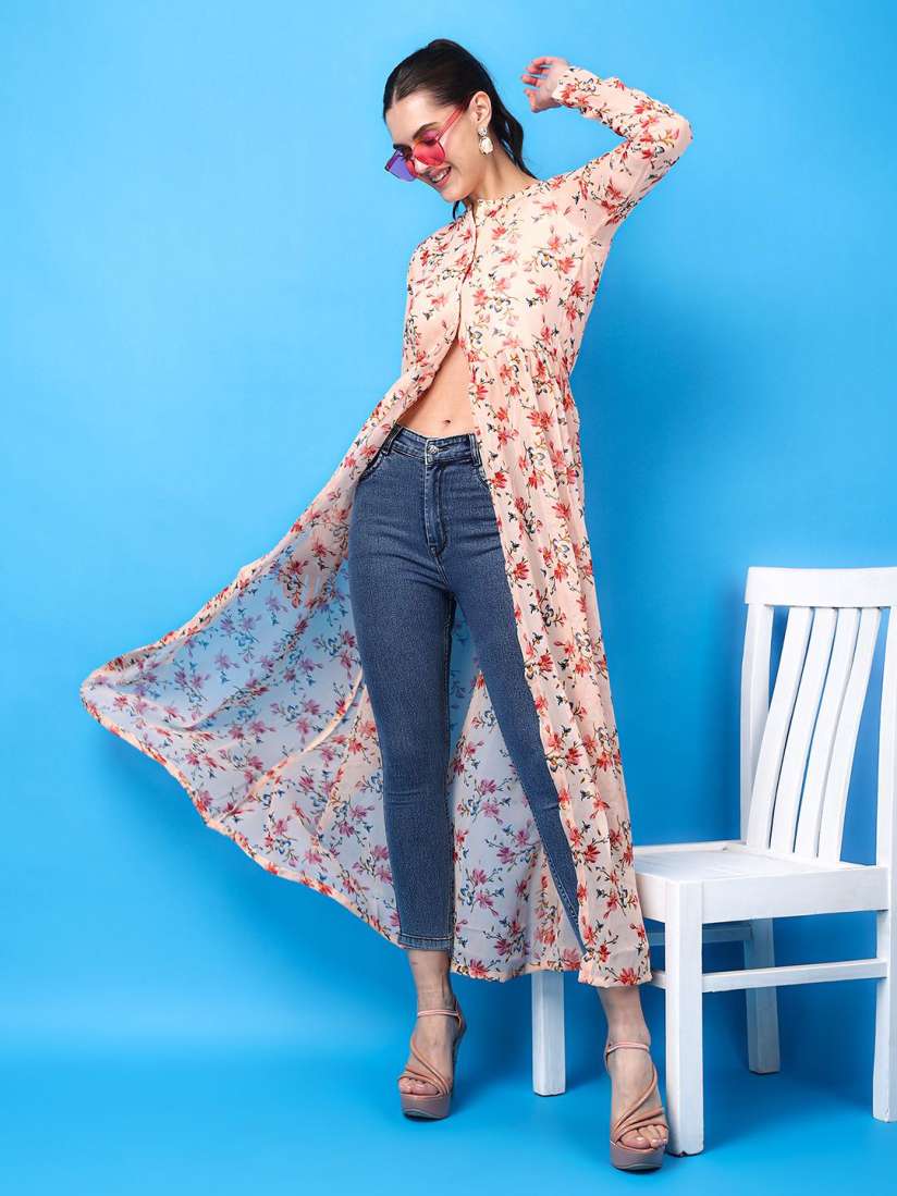 Buy MINOS Women Floral Print Longline Maxi Top Tops for Women 30020570 Myntra