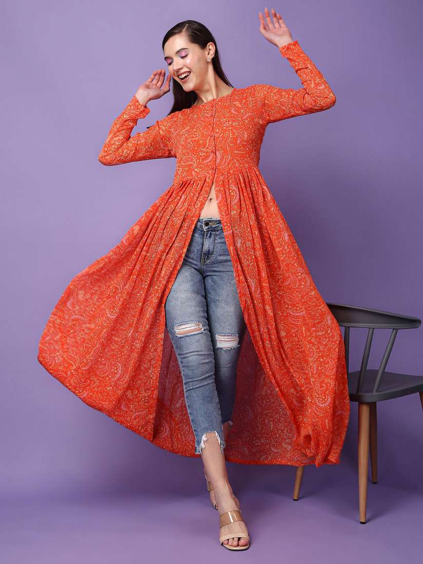 Buy MINOS Women Floral Print Longline Maxi Top Tops for Women 30020574 Myntra