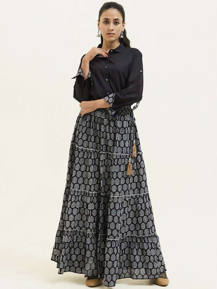 Long skirt with kurti myntra online