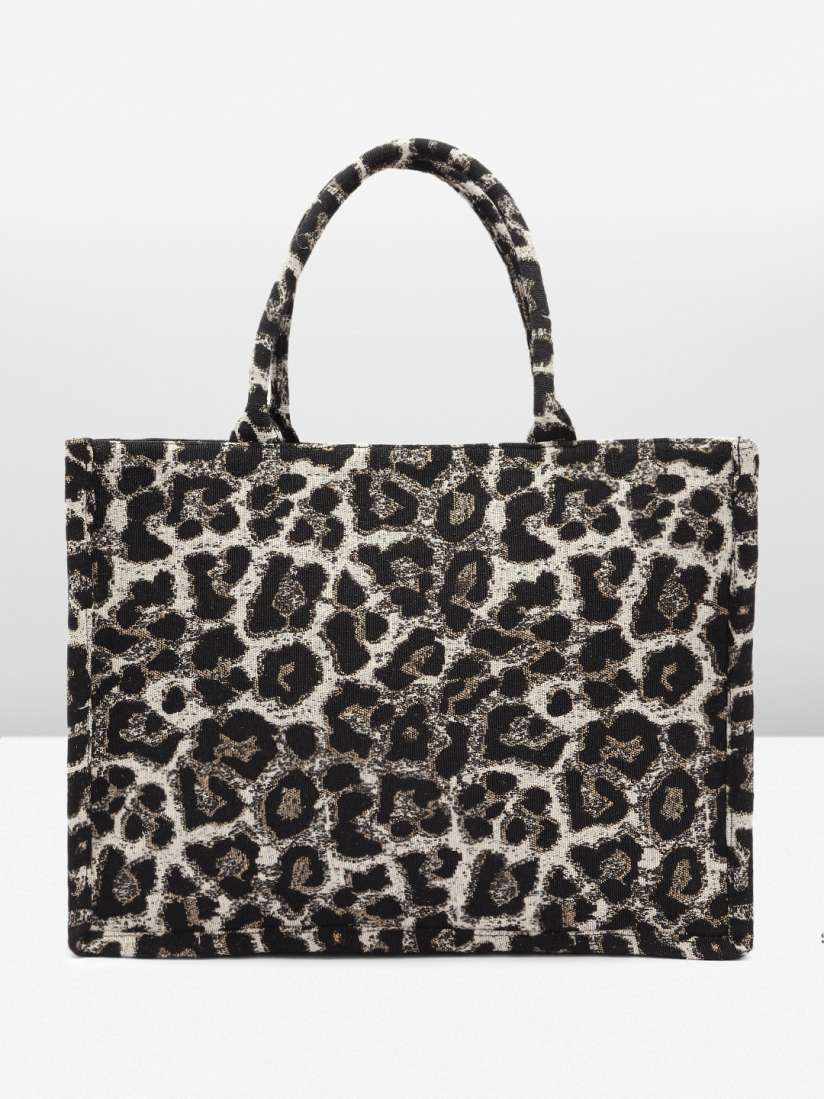 Buy DressBerry Animal Printed Shopper Tote Bag Handbags for Women 30023343 Myntra