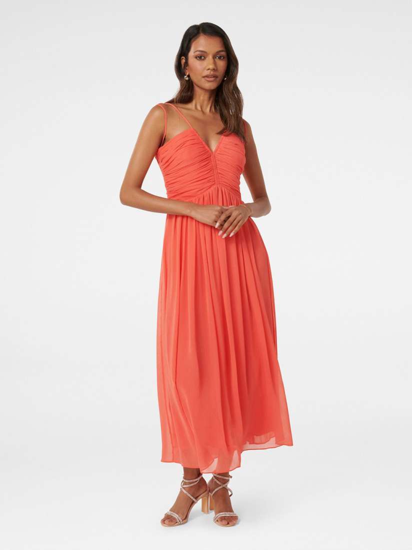 Forever new orange dress clearance