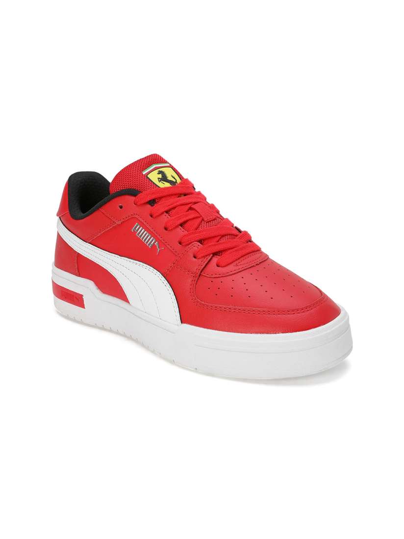Buy PUMA Motorsport Unisex Scuderia Ferrari CA Pro Colourblocked Leather Sneakers Casual Shoes for Unisex 30035581 Myntra