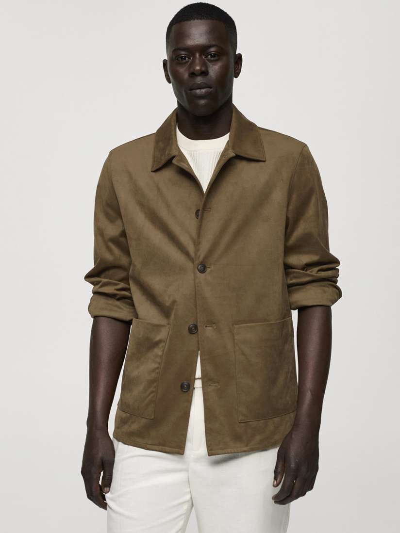 Buy MANGO MAN Suede Effect Tailored Jacket Jackets for Men 30037933 Myntra