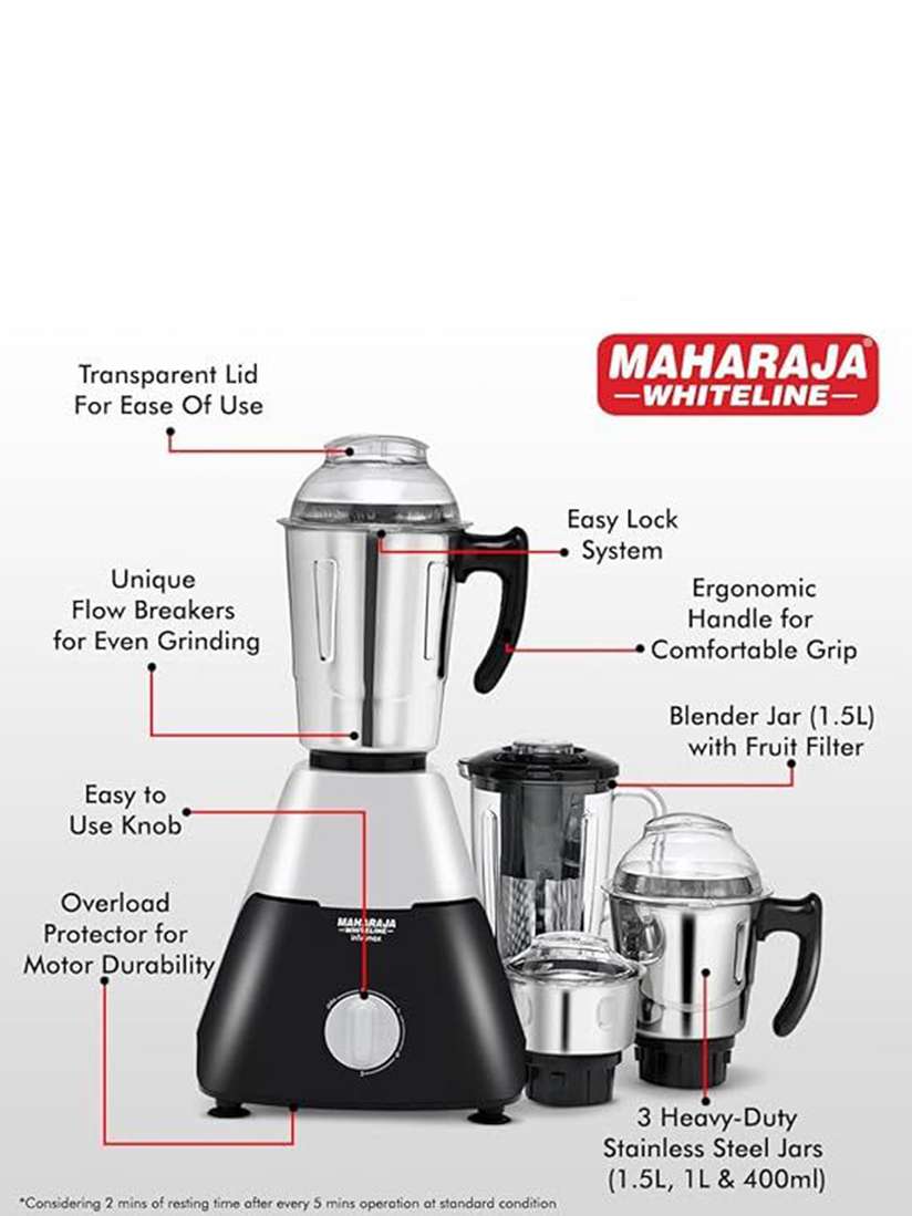 Watt Mixer Sumeet Mixie 750 Watts Stainless Steel Sumeet Mixer