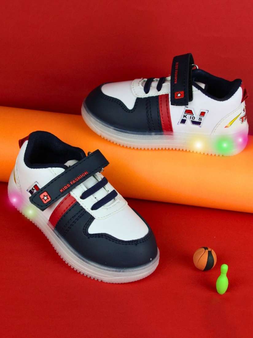 Buy BAESD Kids Colourblocked Round Toe Lightweight LED Sneakers Casual Shoes for Unisex Kids 30041685 Myntra