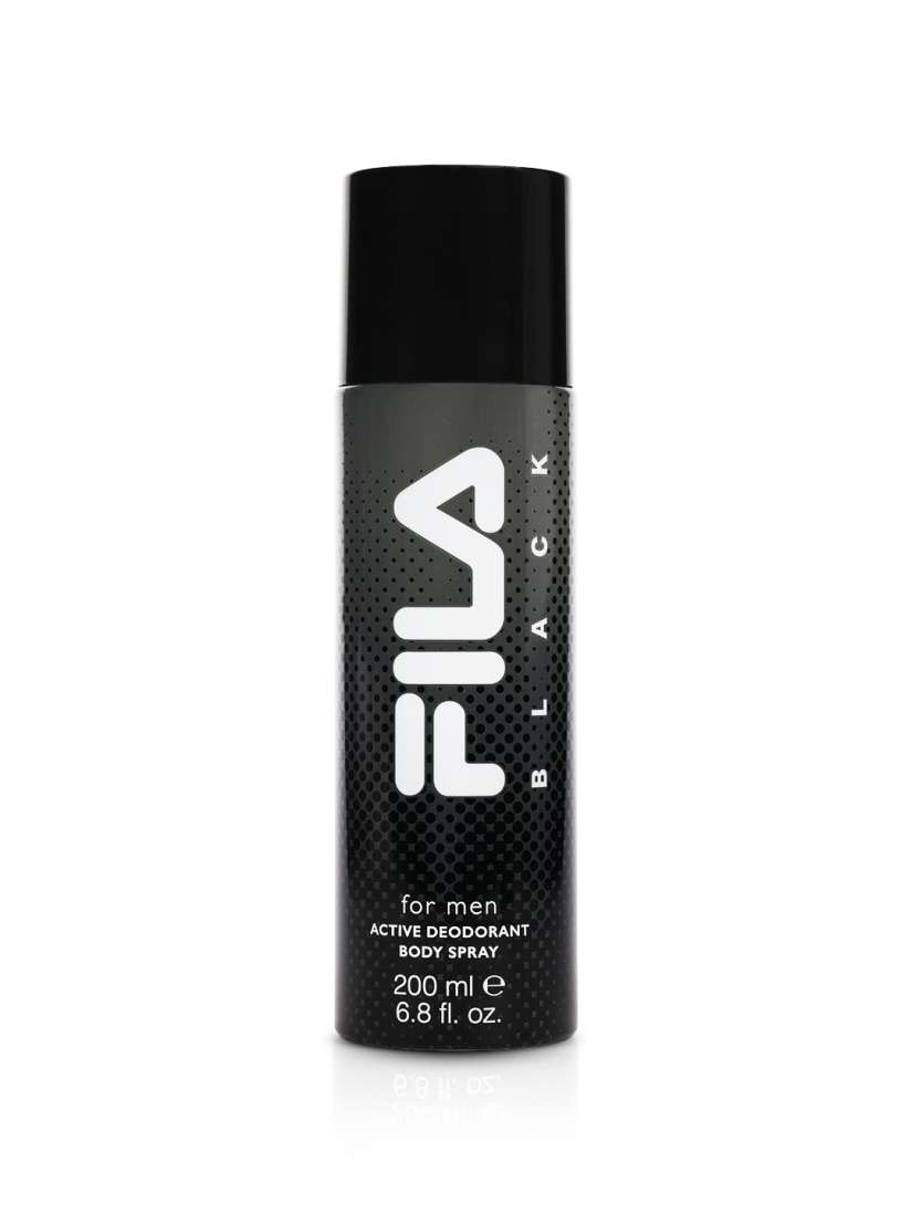Buy FILA Men Black Active Long Lasting Deodorant Body Spray 200ml Deodorant for Men 30043118 Myntra