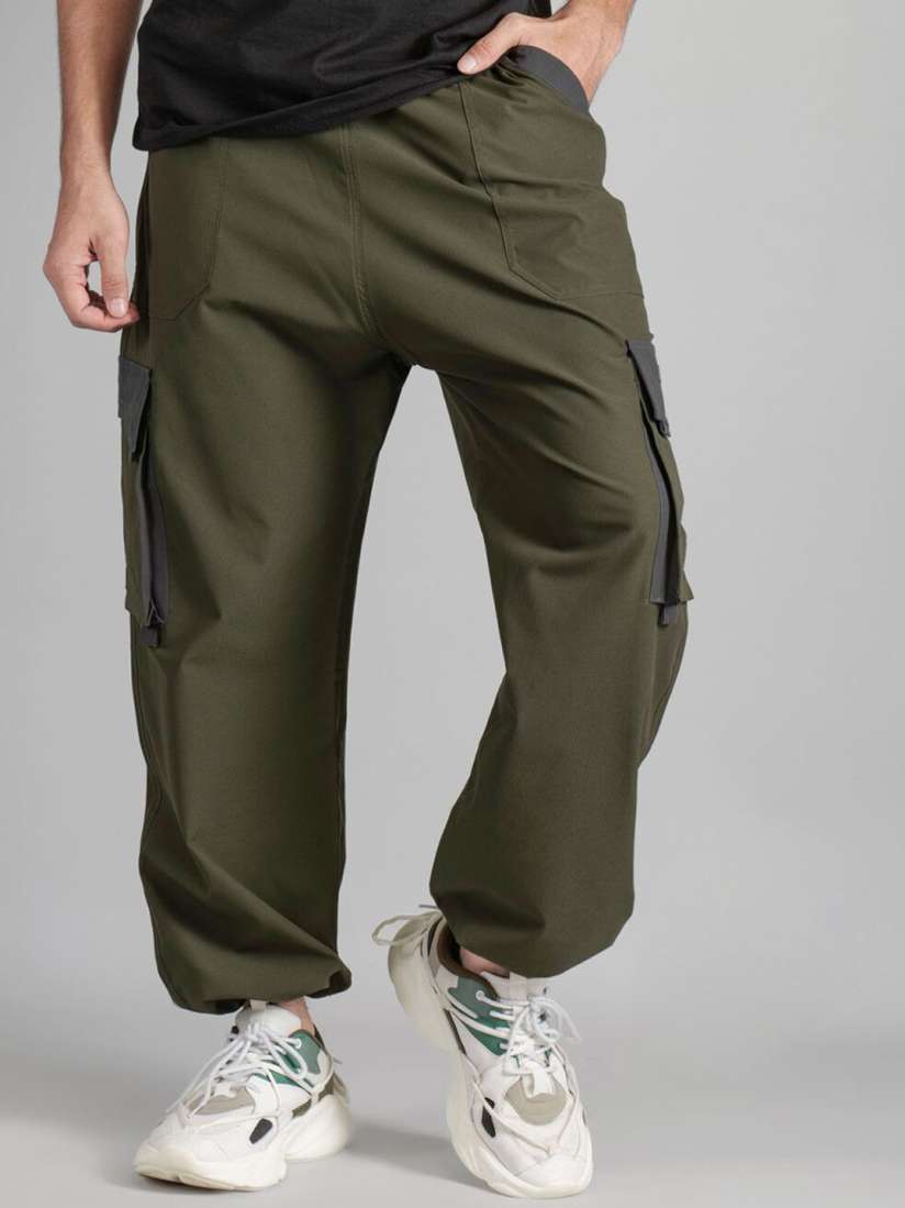 Buy BOMBAY TROOPER Quick Dry Cargo Joggers Trousers for Unisex 30043435 Myntra