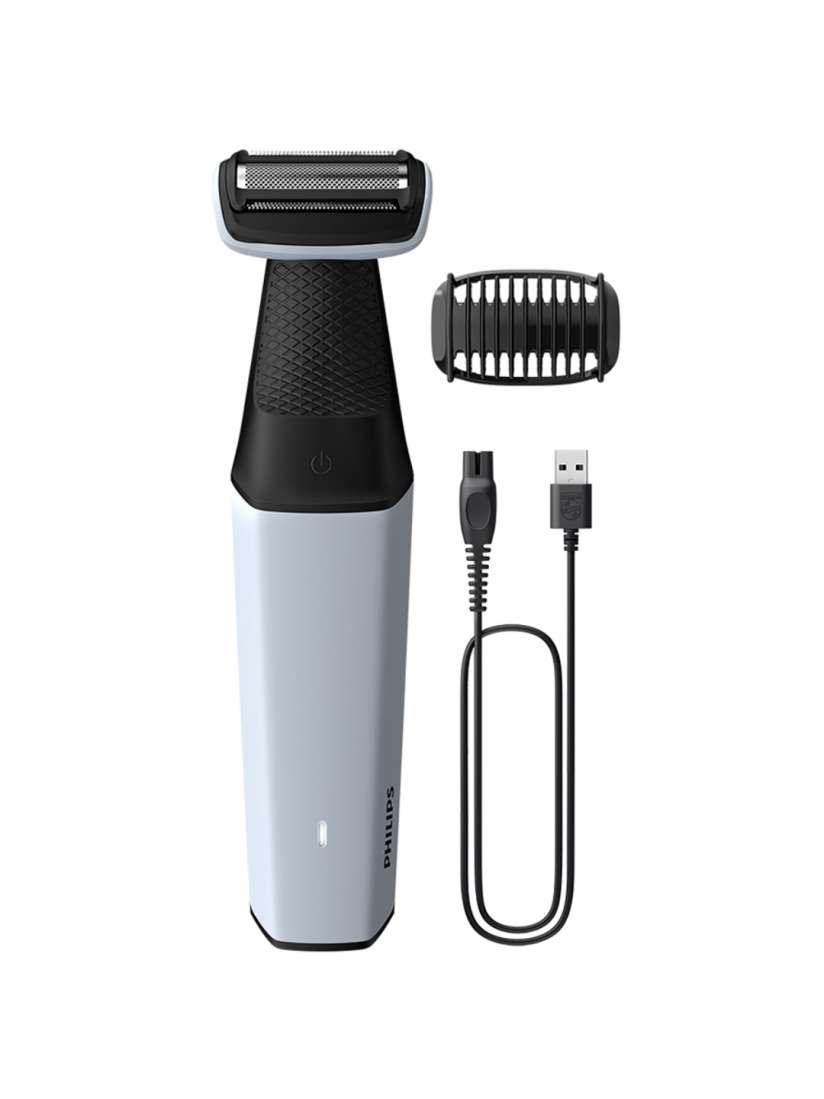 Buy Philips New Body Groin Trimmer BG3007 01 Grey Black Body Groomer for Men 30043464 Myntra