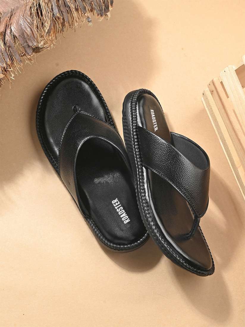 Buy The Roadster Lifestyle Co. Men Black Comfort Sandals Sandals for Men 30045188 Myntra
