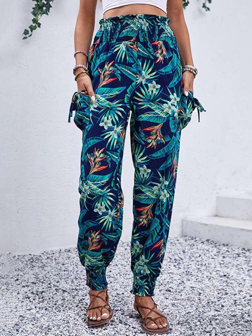 Women's floral joggers online