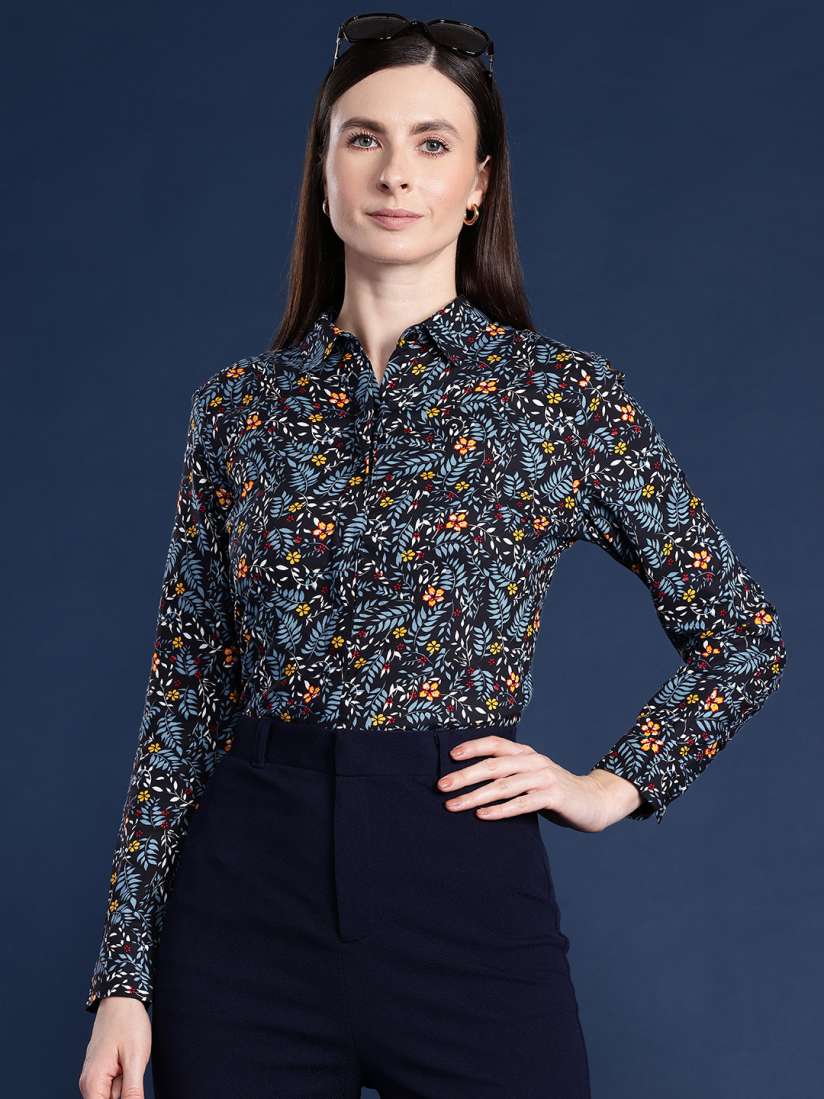 Buy Hancock Floral Printed Formal Shirt Shirts for Women 30052344 Myntra
