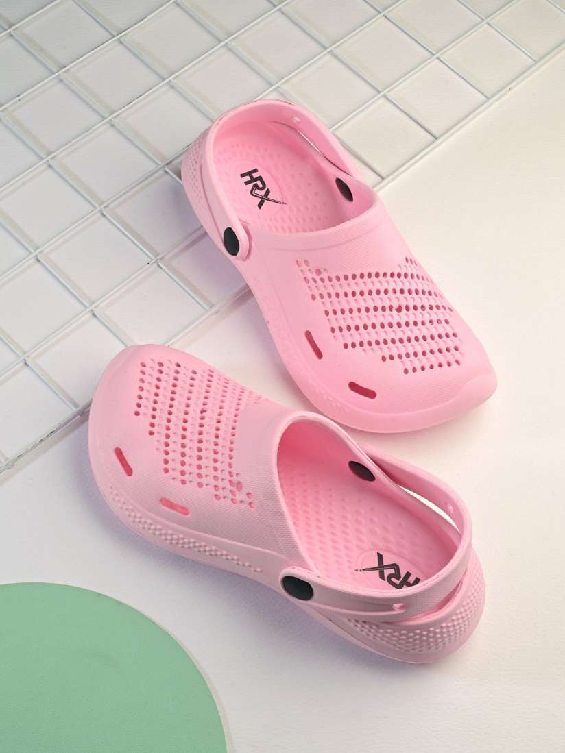 Buy HRX by Hrithik Roshan Women Pink Rubber Clogs Flip Flops for Women 30056557 Myntra