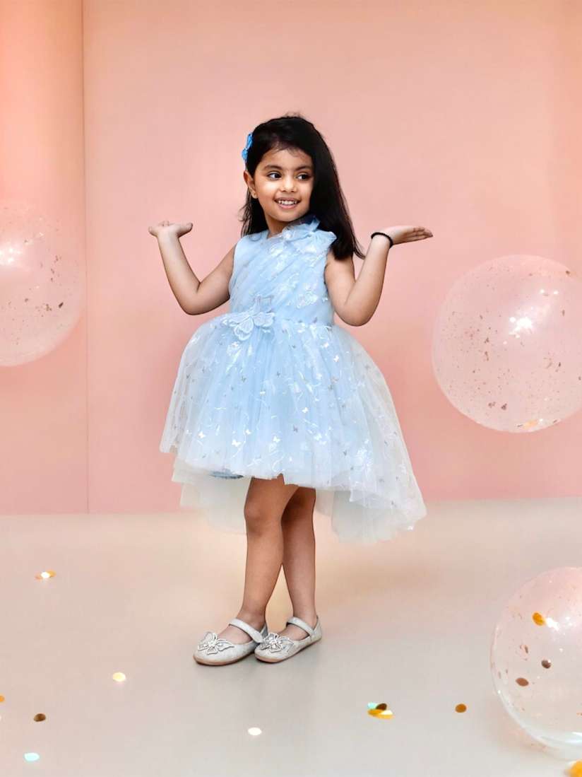 Buy Fayon Kids Net Fit Flare Dress Dresses for Girls 30069828 Myntra
