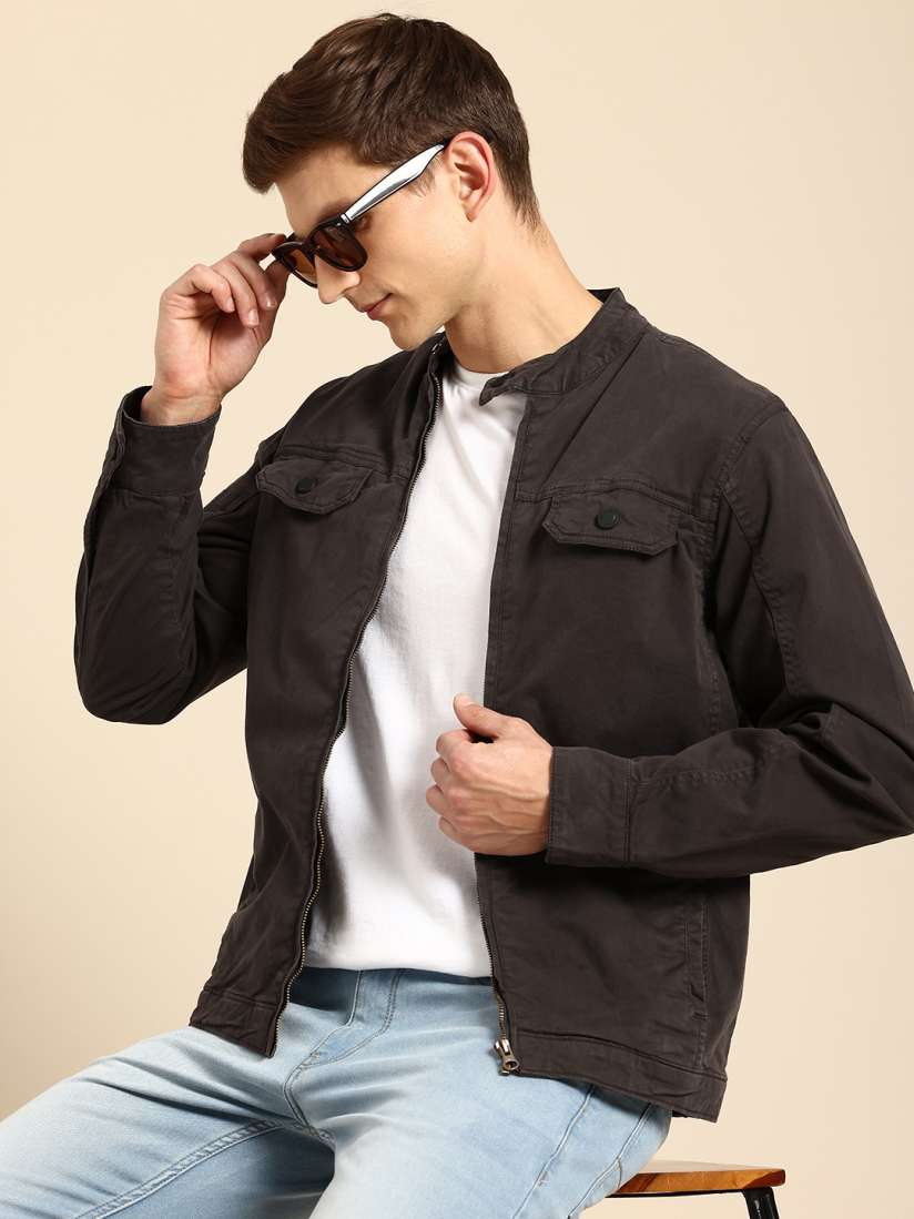 Buy Being Human Jacket with Stand Collar Jackets for Men 30073274 Myntra
