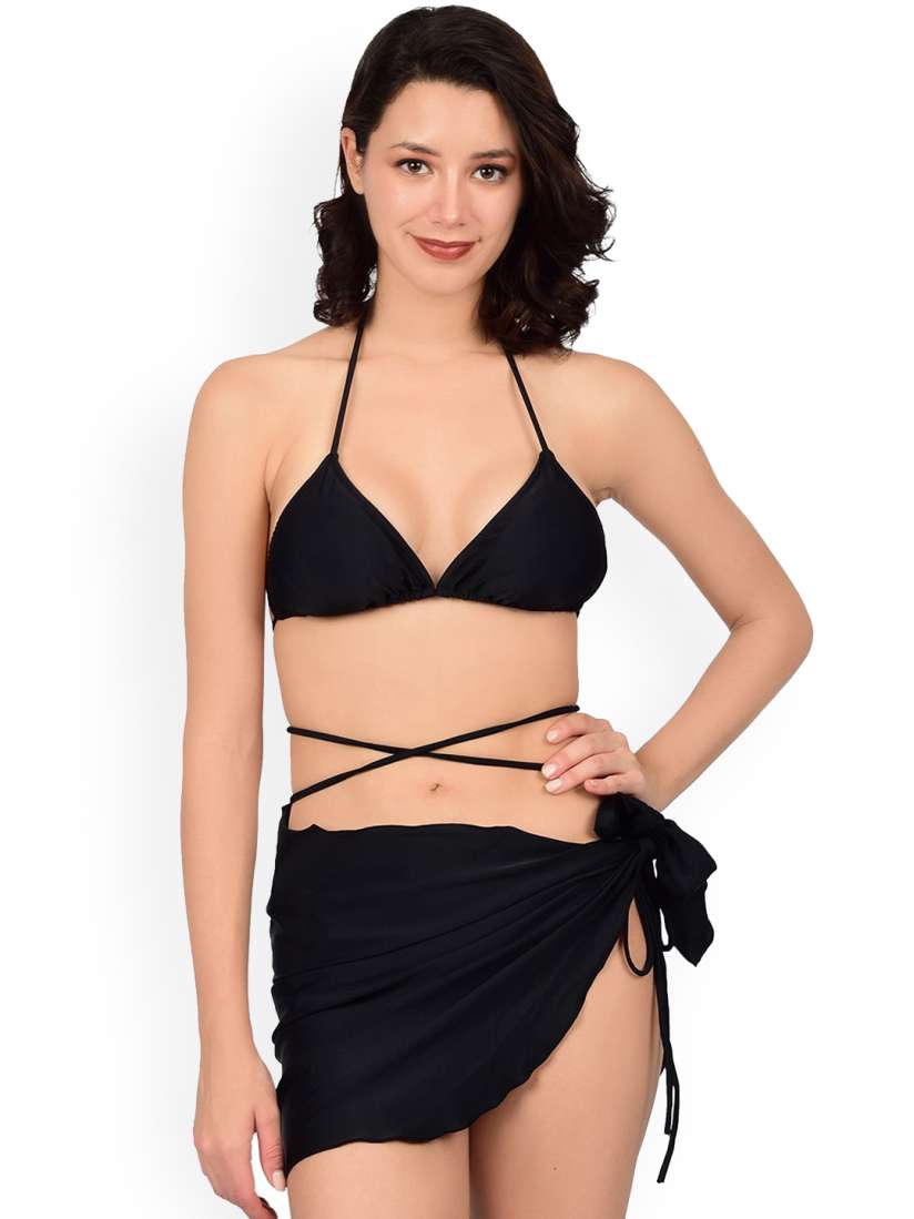 Buy bare dezire Beachwear Bikini Set Swimwear Cover up Set for Women 30075155 Myntra