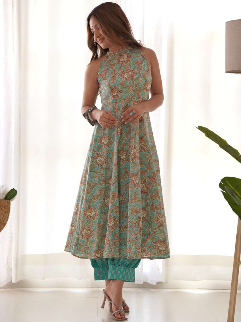Halter neck salwar outlet
