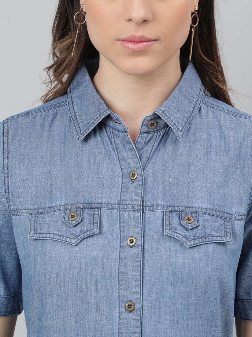 Latin quarters denim dress deals