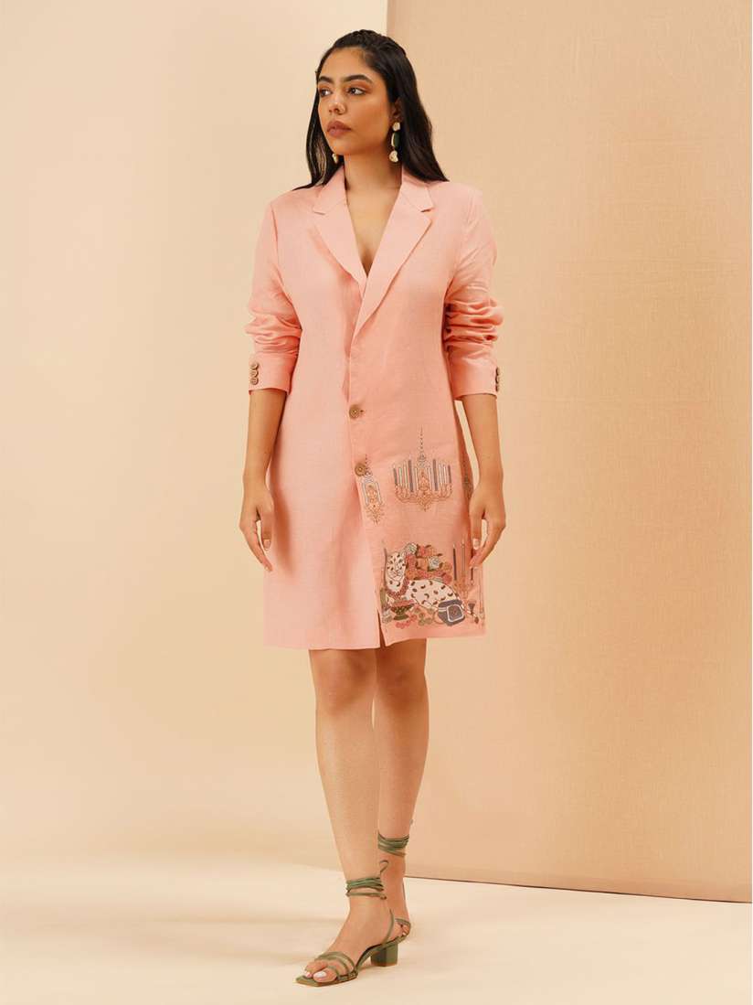 Buy KALPRAAG Embroidered Blazer Dress Dresses for Women 30081172 Myntra