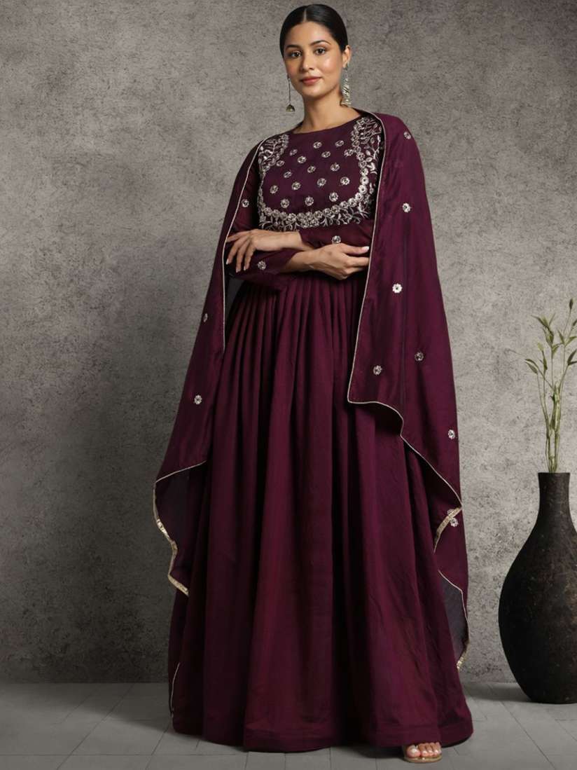 Myntra anarkali cotton clearance