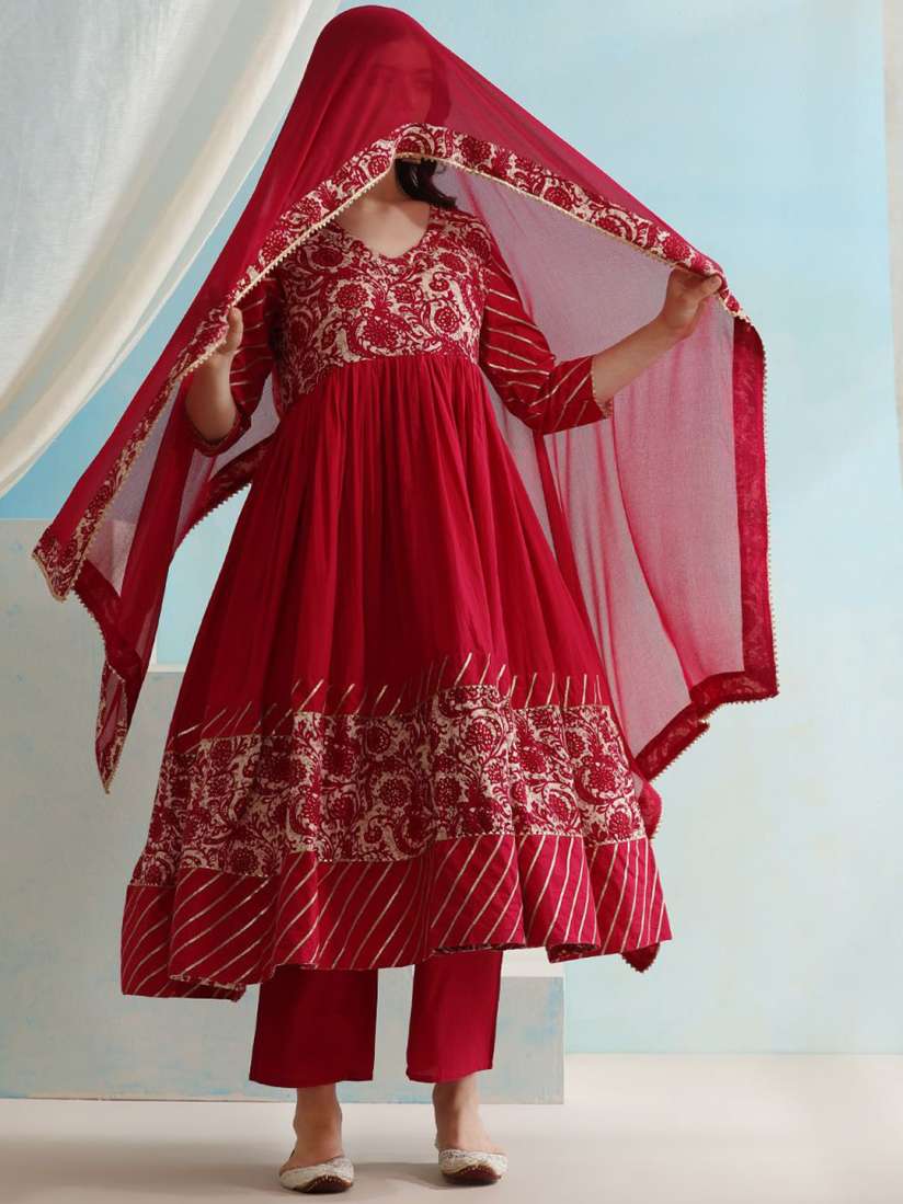 Myntra anarkali suits sales