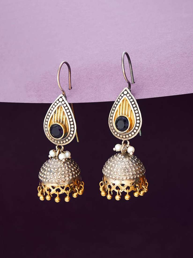 Buy Fabindia Dome Shaped Jhumkas Earrings for Women 30086451 Myntra