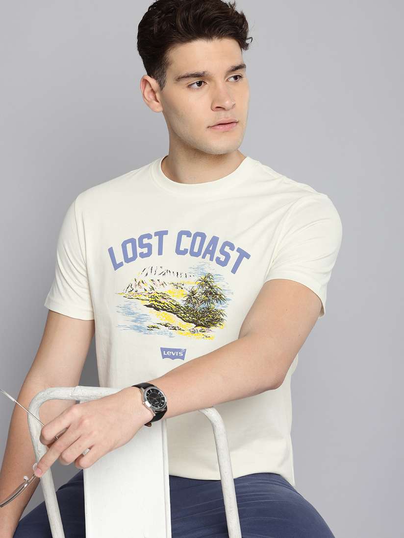 Buy Levis Printed Pure Cotton Slim Fit T shirt Tshirts for Men 30088891 Myntra