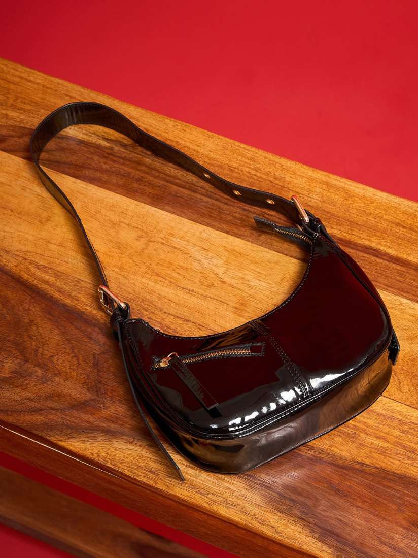 Buy DressBerry PU Structured Sling Bag Handbags for Women 30089853 Myntra